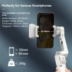 AXNEN A10 Handheld Smartphone Gimbal with Fill Light - Image 5