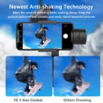 AXNEN F8 3-Axis Handheld Gimbal Stabilizer for Smartphones - Image 3