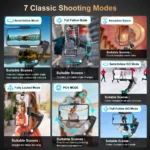 AXNEN M02 3-Axis Foldable Smartphone Gimbal with AI - Image 3