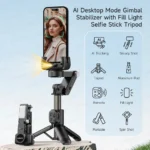 AXNEN Q19 AI 360° Face Tracking Gimbal with Fill Light - Image 6