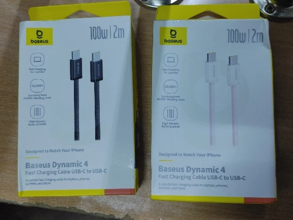 Baseus 100W Type-C to Type-C Fast Charging Cable photo review