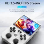 Ampown XU10 portable game console displaying game screen