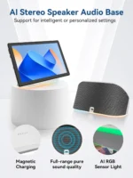 Dual cameras on Android 15 tablet for photo and video