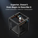 Anycubic Kobra S1 Combo 3D printer showing printing in progress