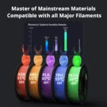 Back view of Anycubic Kobra S1 Combo 3D printer with cooling system