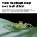 AstrHori 25mm F2.8 macro lens highlighting aperture blades