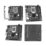 B75M-I Mini-ITX motherboard with LGA 1155 socket and M.2 NVMe slot front view