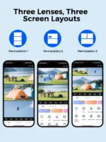 BESDER 15MP camera with two-way audio and iCSee app control