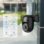 Side angle of BESDER 4MP PTZ dome design camera