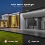 BESDER 4MP human tracking wifi camera with two-way audio feature