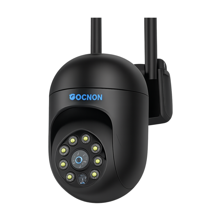 Front view of BESDER 4MP PTZ outdoor wifi security camera