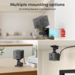 BESDER 5MP Mini WiFi Camera app interface on smartphone screen