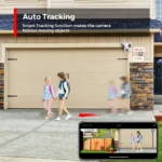 Close-up of BESDER 12MP security camera lenses and sensors