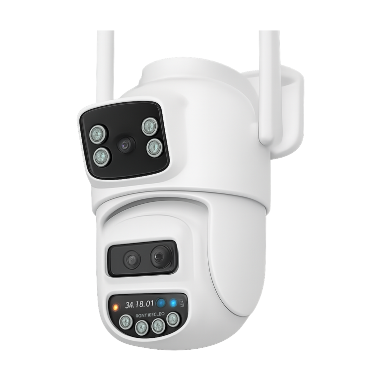 BESDER 12MP dual screen PTZ wifi security camera front view