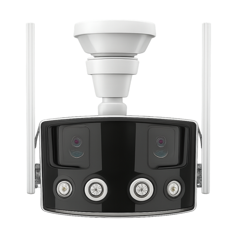 BESDER 8MP dual lens 180 degree WiFi IP security camera front view