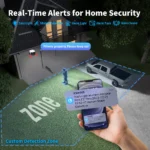 BESDER 8MP camera showing wall mount installation