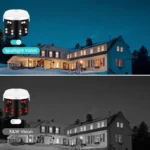 BESDER 8MP security camera with two-way audio speaker