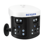 BESDER 8MP dual lens outdoor WiFi security camera front view