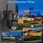 BESDER 8MP/10MP Dual-Lens PTZ WiFi Outdoor Camera - Image 2