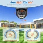 BESDER 8MP/10MP Dual-Lens PTZ WiFi Outdoor Camera - Image 6