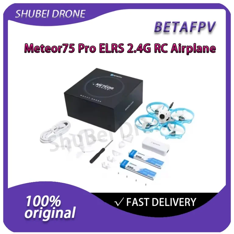BETAFPV Meteor75 Pro brushless whoop drone front view with FPV camera