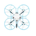 Close-up of Meteor75 Pro 1102 22000KV brushless motor and 45mm propellers