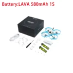 Top view of Meteor75 Pro brushless whoop with integrated 5.8GHz 400mW VTX