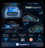 Top view of BMAX B4 Ultra Mini PC compact design