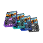 BOYHOM R36XX retro handheld game console front view with 3.5 inch IPS screen