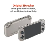 BOYHOM M17 handheld console showing arcade style buttons