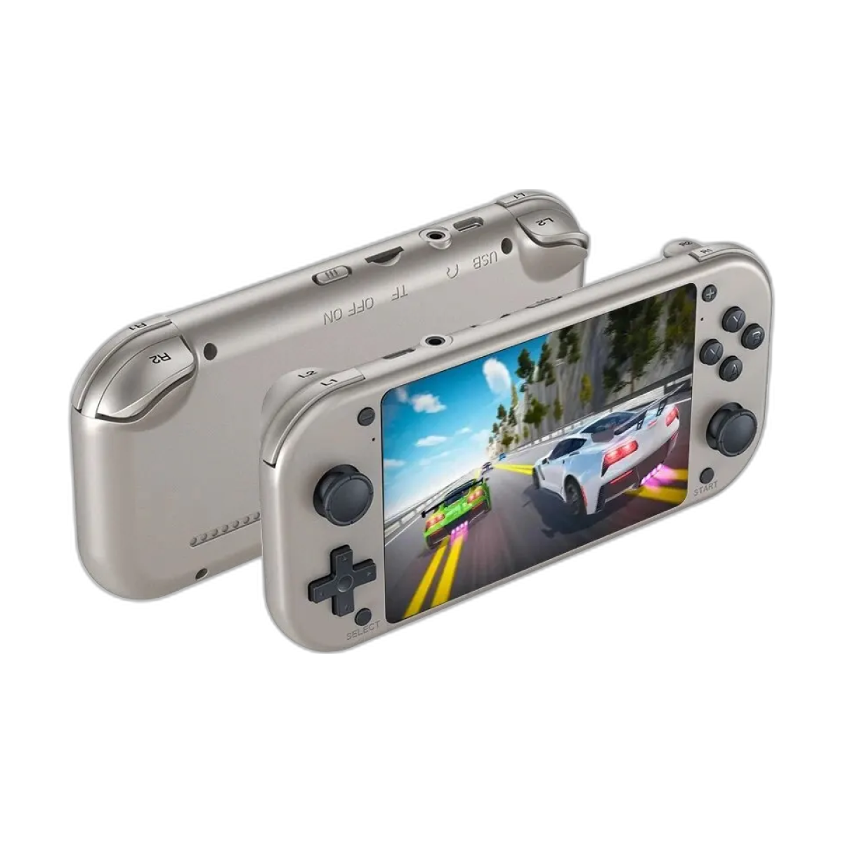 BOYHOM M17 Retro Handheld Video Game Console Open Source Linux System 4.3 Inch IPS Screen Portable Pocket Video Player for PSP-bg-clean BOYHOM M17 handheld retro gaming console front view with 4.3 inch IPS screen