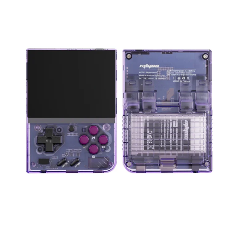 Side angle of BOYHOM MIYOO MINI PLUS portable game console