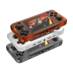 BOYHOM R36H retro handheld console front view with 3.5 inch IPS screen