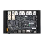 Top view of Qotom Mini PC showing ventilation