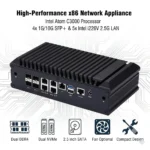 Q20300G9 Mini PC front view showing ports and buttons