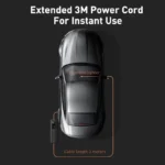 Baseus 12V Portable Electric Air Pump for Car Bike Boat Tires - Image 3