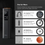 Baseus 12V Portable Electric Air Pump for Car Bike Boat Tires - Image 6