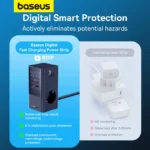 Baseus PowerCombo Tower vertical design on desk