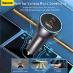 Baseus 65W fast charging car charger with multiple output ports