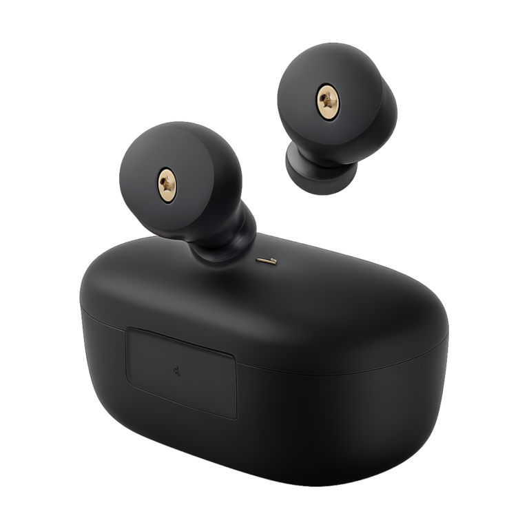 Baseus Bowie E18 True Wireless Earbuds in charging case with Bluetooth 5.3 and AI ENC