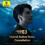 Baseus Bowie MA10 Pro wireless earbuds showing charging case