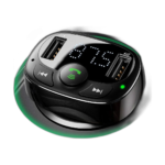 Baseus Bluetooth FM transmitter and dual USB car charger in car socket