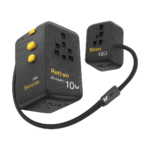 Baseus 70W GaN universal travel adapter with built-in retractable cable