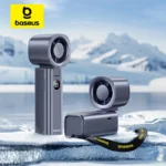 Baseus Mini Foldable Fan 5 Speed 4000mAh Portable Handheld Fan