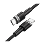 Baseus braided USB-C to USB-C charging cable for iPhone 15 and MacBook