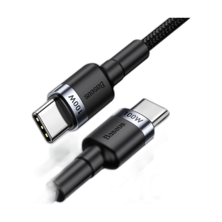 Baseus USB-C to USB-C braided charging cable for iPhone 15 and MacBook
