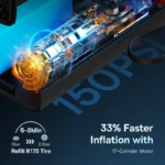 Baseus cordless air pump with attached air nozzle