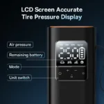 Baseus inflator with USB-C charging port and emergency lamp