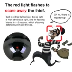 Battery Operated Dummy Camera with Red LED Light - Image 4