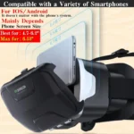Side angle of Blu-Ray VR Shinecon G02ED virtual reality headset